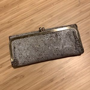 Hobo Pebbled Leather Trifold Rachel Wallet